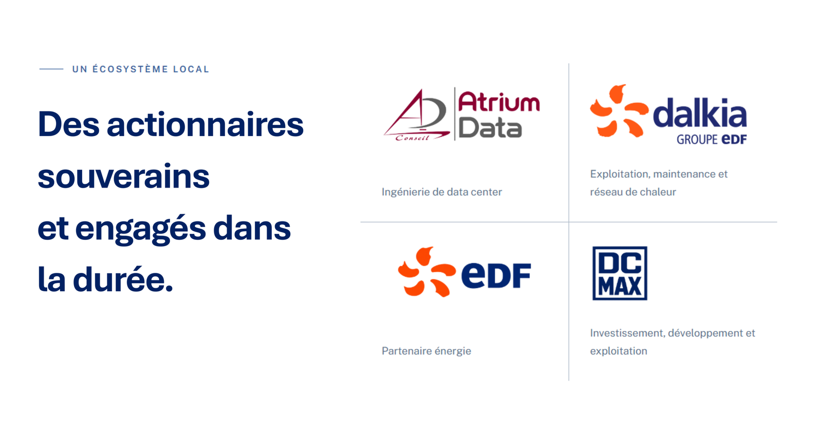 Partenaires spécialisés.